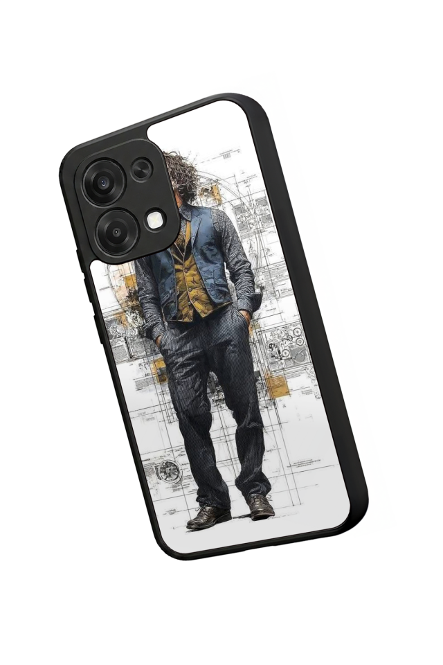 Oppo A6 Pro Uyumlu Joker Tasarımlı Glossy Premium Kılıf