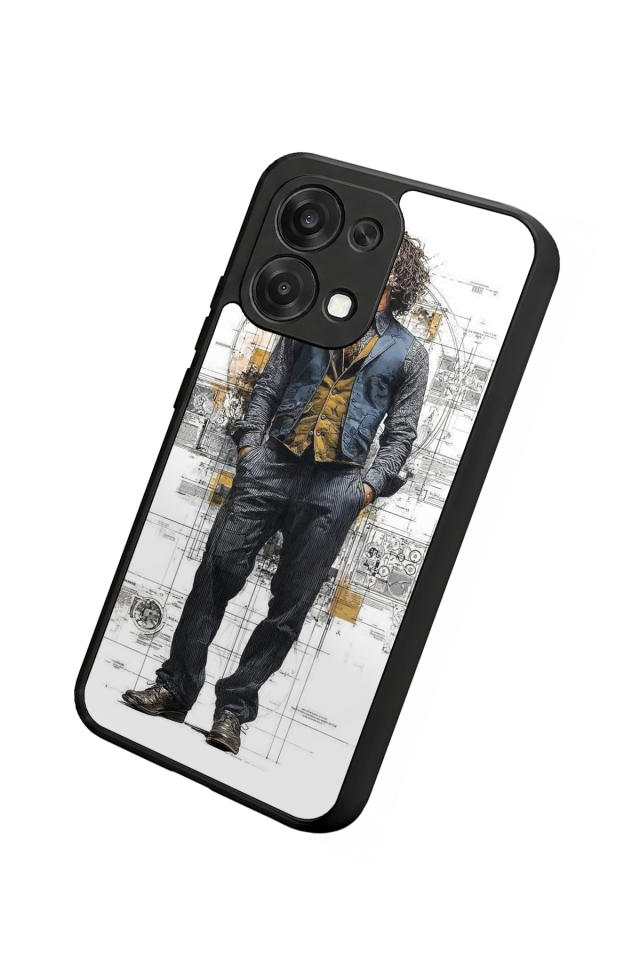 Oppo A6 Pro Uyumlu Joker Tasarımlı Glossy Premium Kılıf