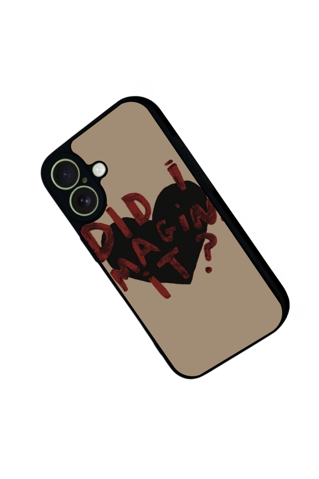 iPhone 17 Uyumlu Kalp Love Tasarımlı Glossy Premium Kılıf