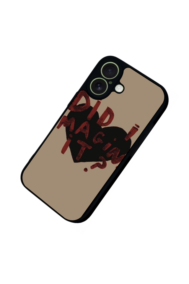 iPhone 17 Uyumlu Kalp Love Tasarımlı Glossy Premium Kılıf