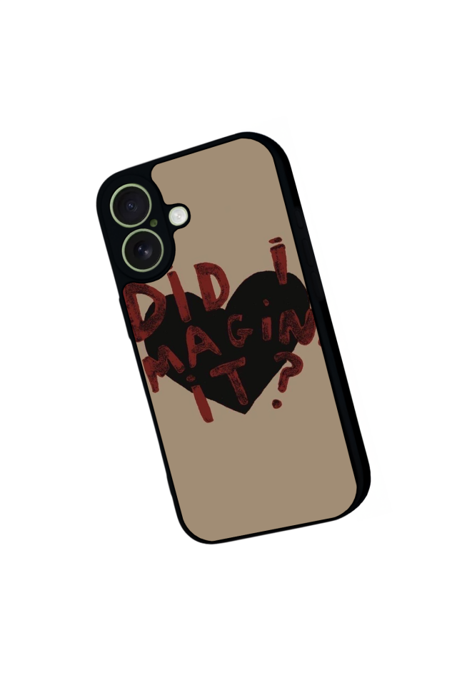 iPhone 17 Uyumlu Kalp Love Tasarımlı Glossy Premium Kılıf