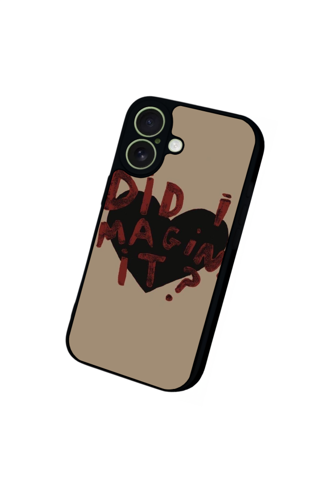 iPhone 17 Uyumlu Kalp Love Tasarımlı Glossy Premium Kılıf