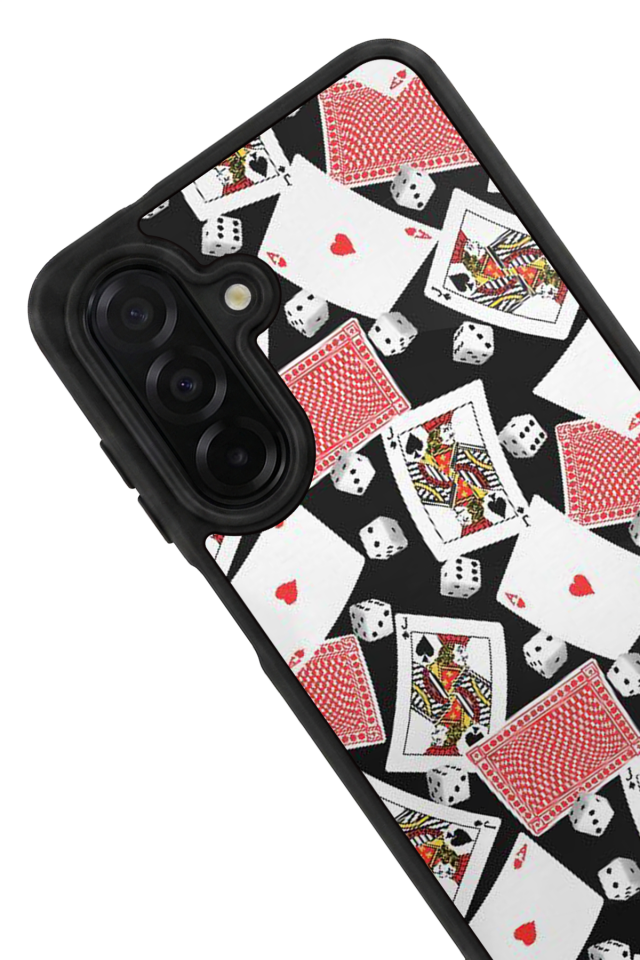 Samsung Galaxy A56 Uyumlu Kart Tasarımlı Glossy Premium Kılıf