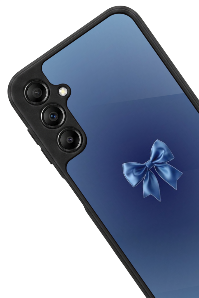 Samsung Galaxy A14 Uyumlu Kurdele Tasarımlı Glossy Premium Kılıf
