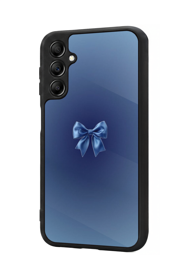 Samsung Galaxy A14 Uyumlu Kurdele Tasarımlı Glossy Premium Kılıf