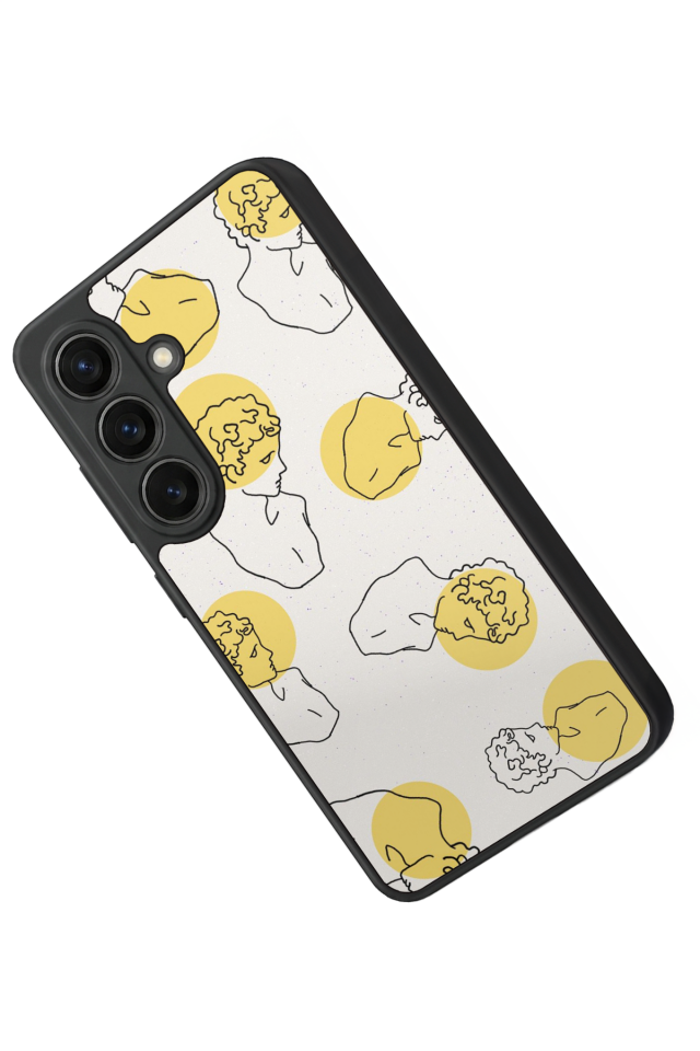 Samsung Galaxy S26 Uyumlu Line Art Tasarımlı Glossy Premium Kılıf