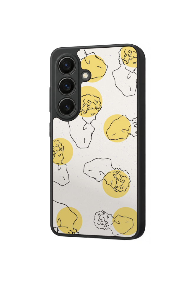 Samsung Galaxy S26 Uyumlu Line Art Tasarımlı Glossy Premium Kılıf