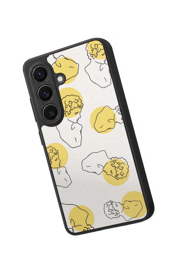 Samsung Galaxy S26 Uyumlu Line Art Tasarımlı Glossy Premium Kılıf