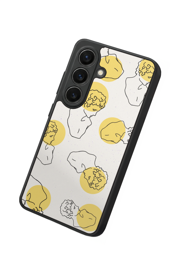 Samsung Galaxy S26 Uyumlu Line Art Tasarımlı Glossy Premium Kılıf