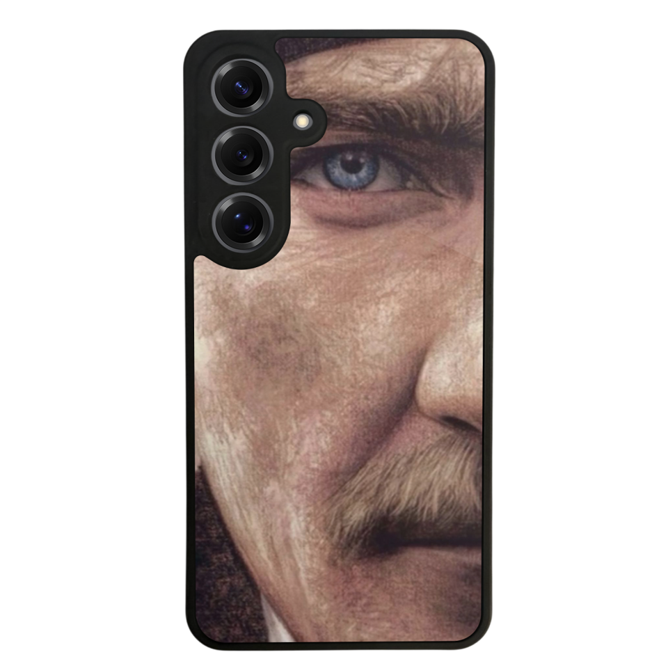 Samsung Galaxy S25 Uyumlu Mustafa Kemal Ataturk Tasarımlı Glossy Premium Kılıf