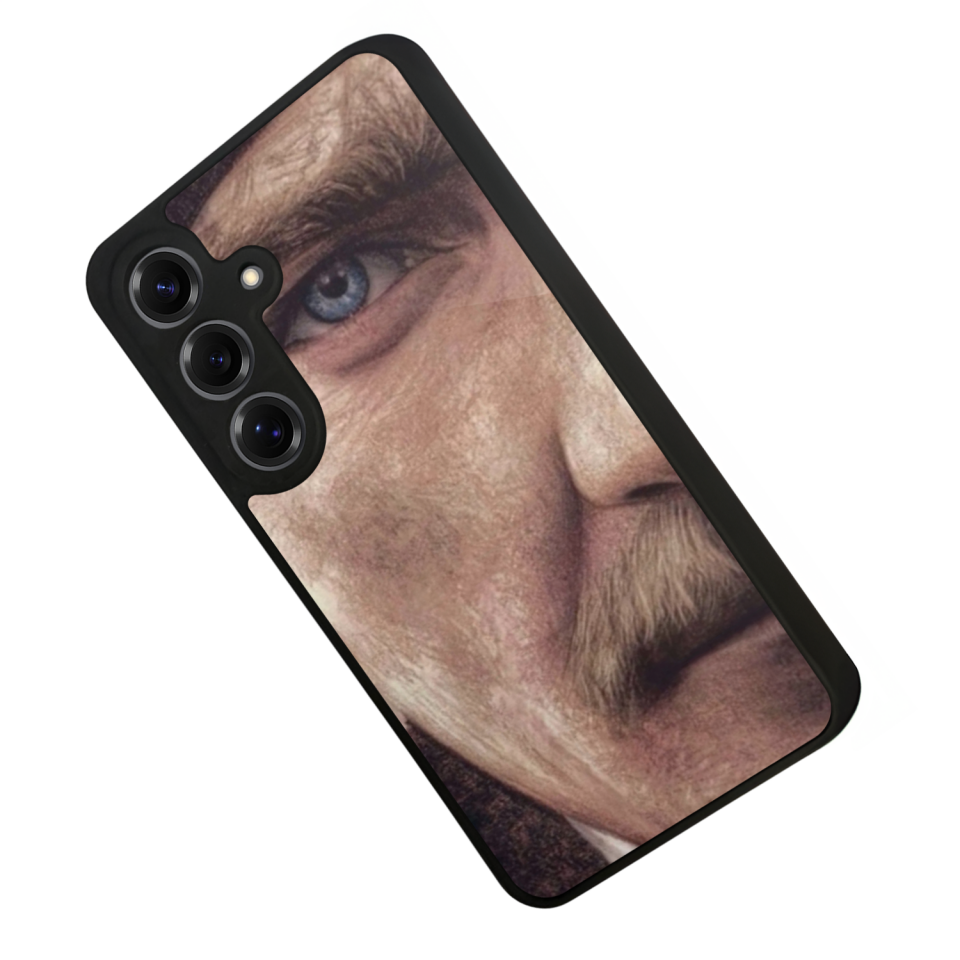 Samsung Galaxy S25 Uyumlu Mustafa Kemal Ataturk Tasarımlı Glossy Premium Kılıf