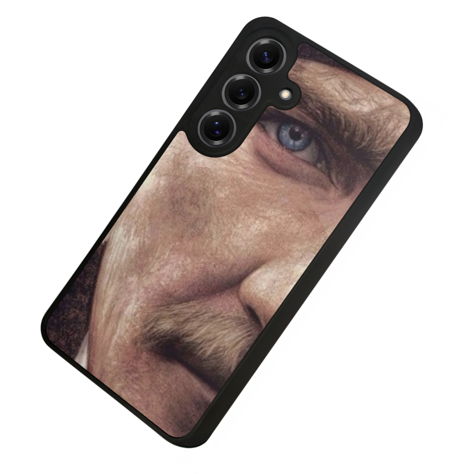 Samsung Galaxy S25 Uyumlu Mustafa Kemal Ataturk Tasarımlı Glossy Premium Kılıf