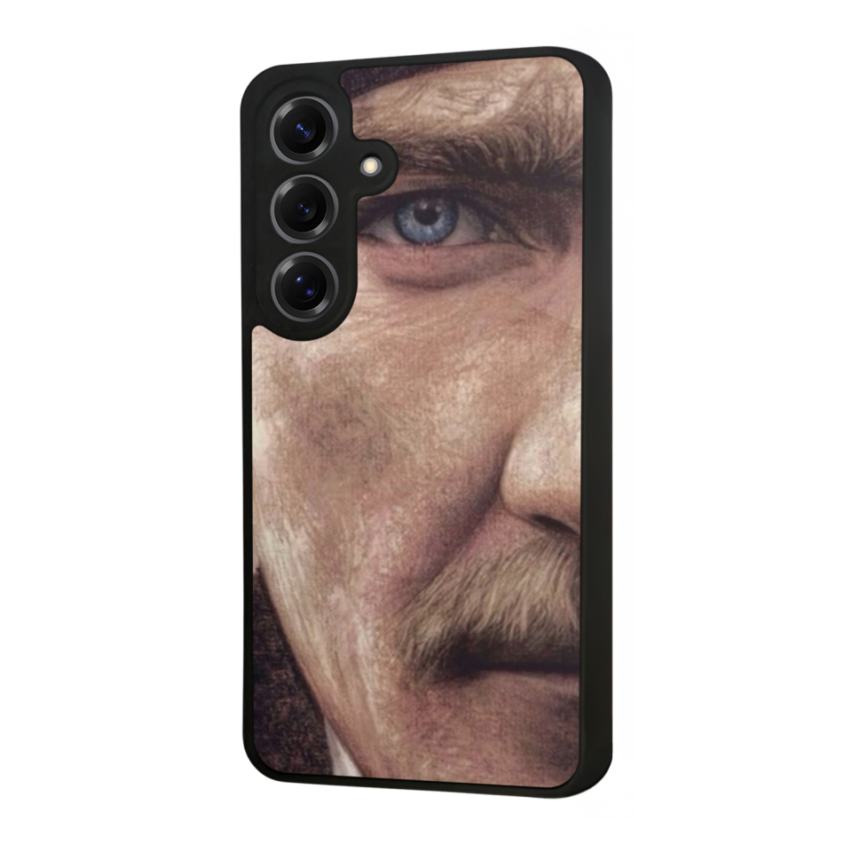 Samsung Galaxy S25 Uyumlu Mustafa Kemal Ataturk Tasarımlı Glossy Premium Kılıf