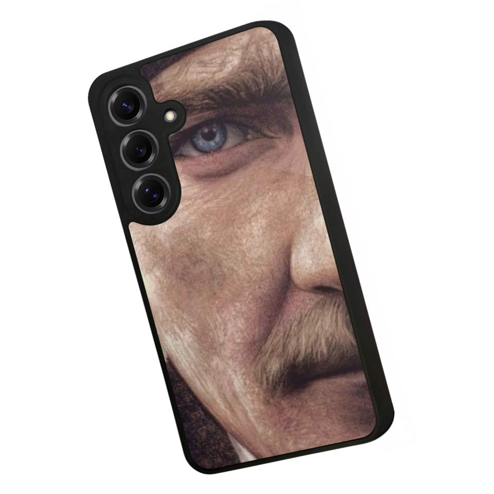 Samsung Galaxy S25 Uyumlu Mustafa Kemal Ataturk Tasarımlı Glossy Premium Kılıf