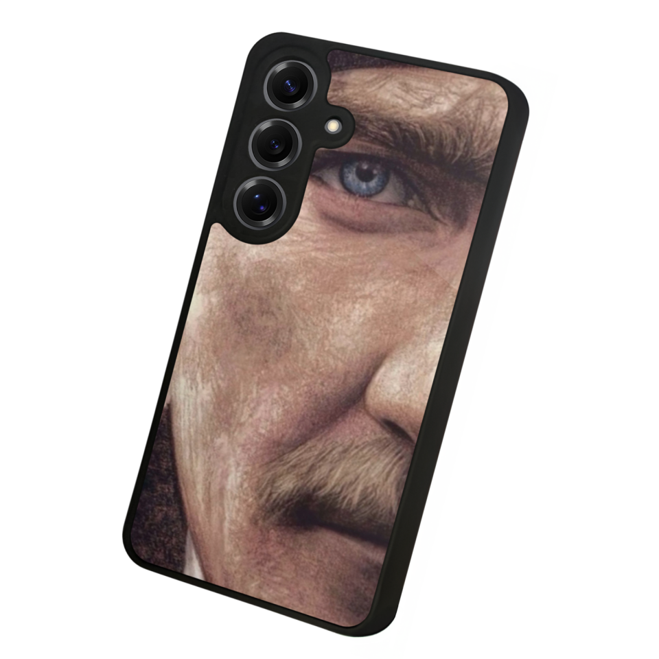 Samsung Galaxy S25 Uyumlu Mustafa Kemal Ataturk Tasarımlı Glossy Premium Kılıf