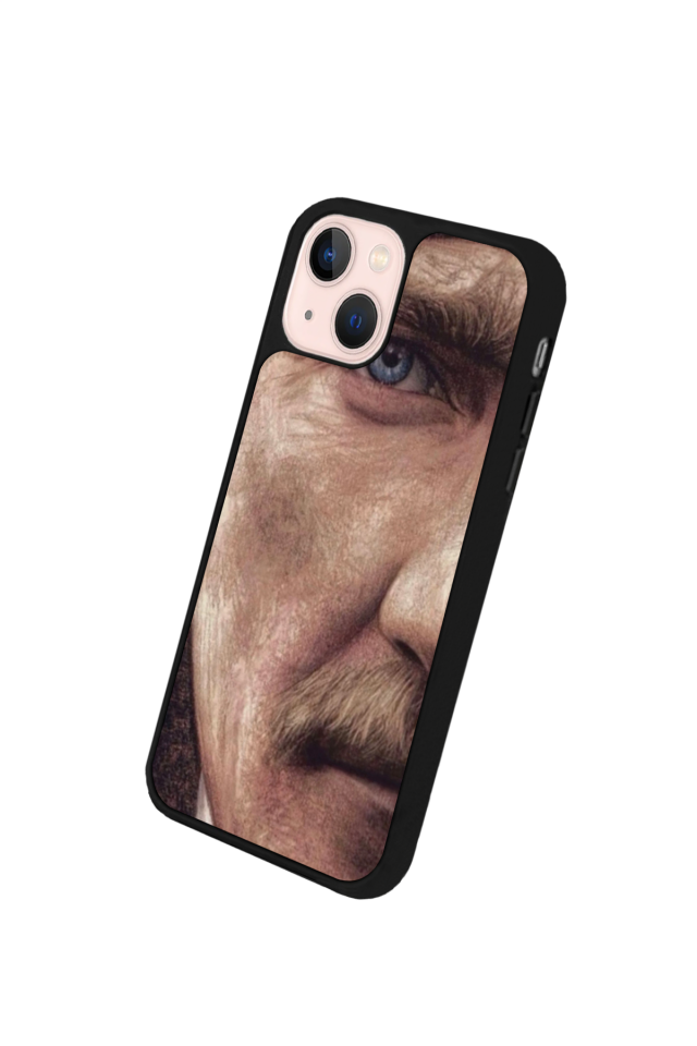 iPhone 13/14 Uyumlu Mustafa Kemal Ataturk Tasarımlı Glossy Premium Kılıf