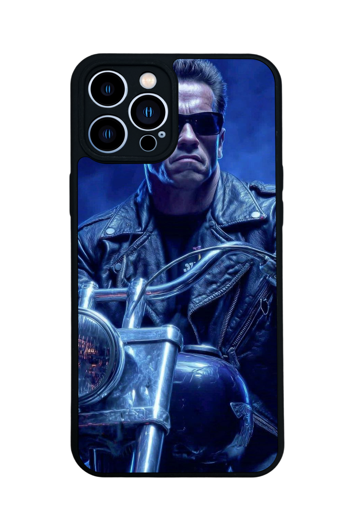 iPhone 12 Pro Max Uyumlu Terminator Tasarımlı Glossy Premium Kılıf