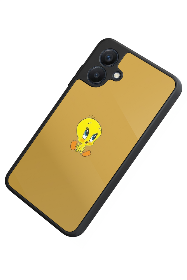 Samsung Galaxy A07 Uyumlu Tweety Tasarımlı Glossy Premium Kılıf