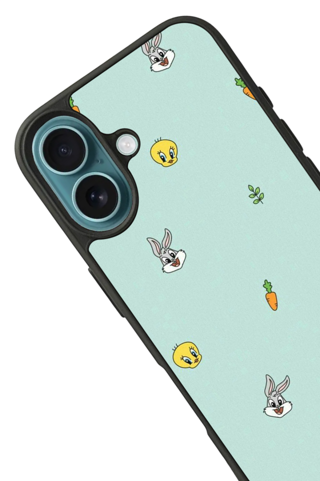 iPhone 16 Uyumlu Tweety Tasarımlı Glossy Premium Kılıf
