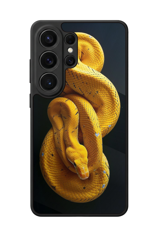 Samsung Galaxy S26 Ultra Uyumlu Yılan Tasarımlı Glossy Premium Kılıf