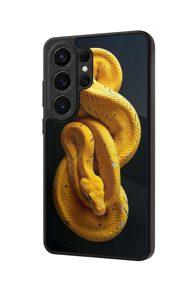 Samsung Galaxy S26 Ultra Uyumlu Yılan Tasarımlı Glossy Premium Kılıf