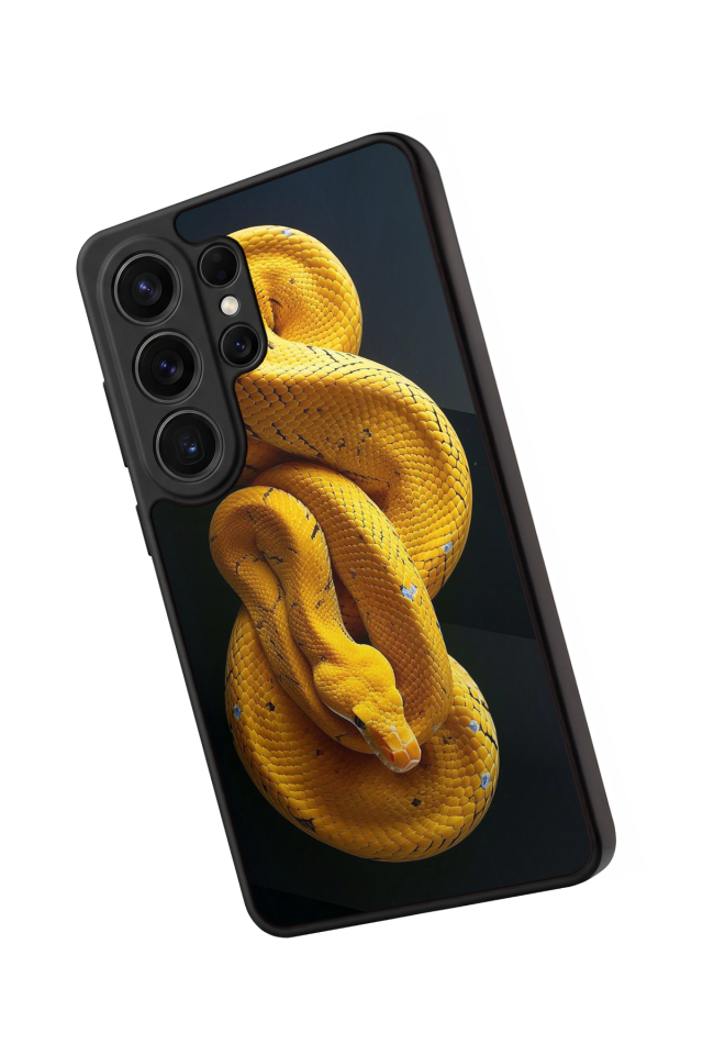 Samsung Galaxy S26 Ultra Uyumlu Yılan Tasarımlı Glossy Premium Kılıf