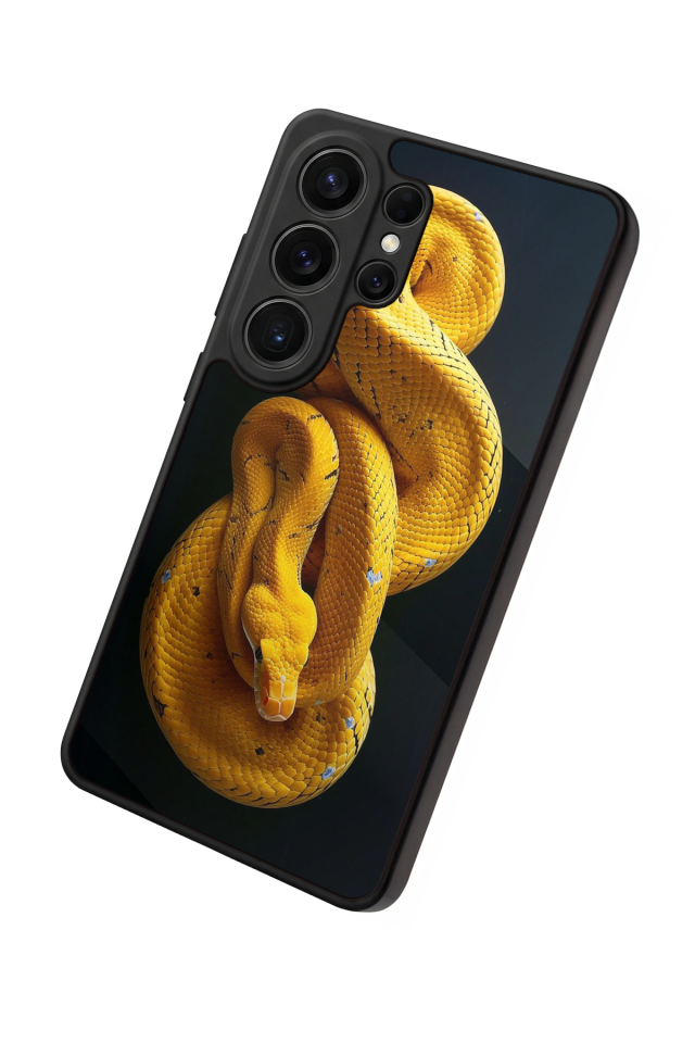 Samsung Galaxy S26 Ultra Uyumlu Yılan Tasarımlı Glossy Premium Kılıf