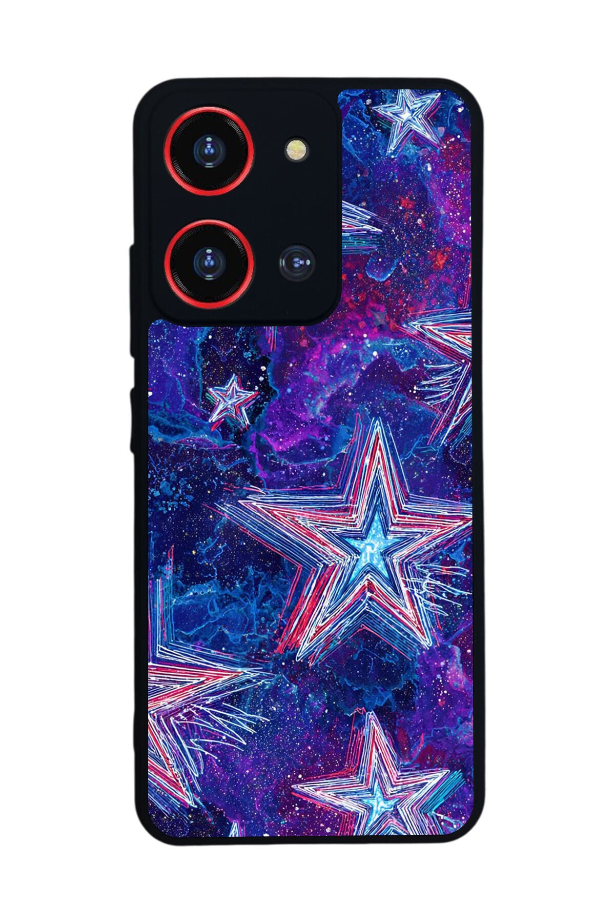 Reeder S19 Max Pro S ZOOM Uyumlu Retro Yildizlar Tasarımlı Glossy Premium Kılıf