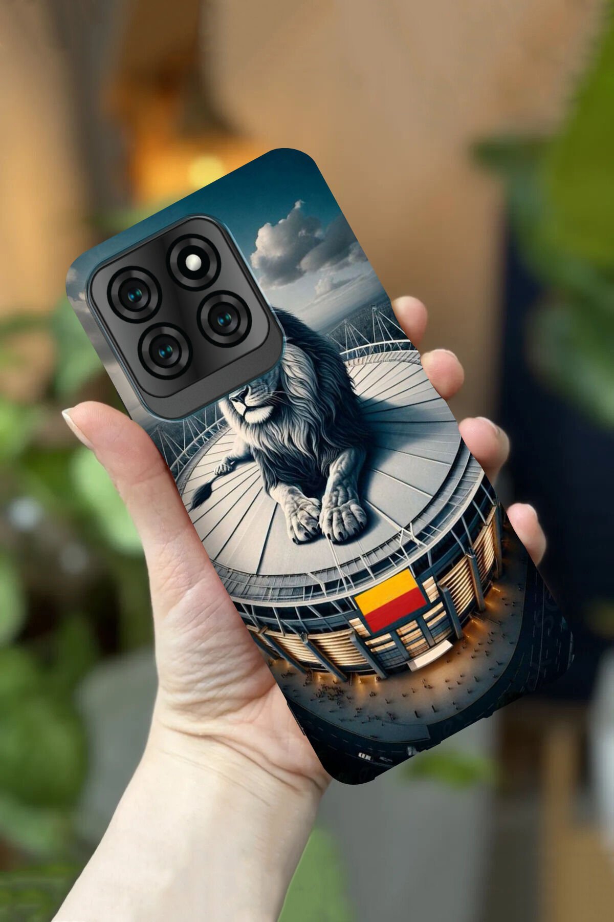 Reeder S71 Uyumlu Kamera Korumalı Futbol Takımı Desenli HD Baskılı Silikon Kılıf