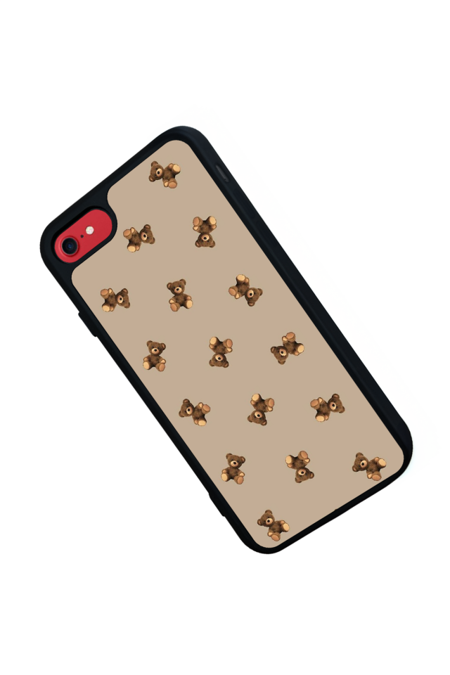 iPhone 8 Uyumlu Ayı Tasarımlı Glossy Premium Kılıf