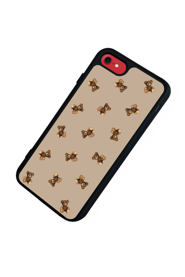 iPhone 8 Uyumlu Ayı Tasarımlı Glossy Premium Kılıf