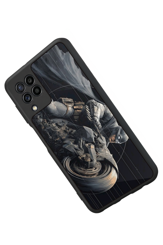 Samsung Galaxy M22 Uyumlu Batman Tasarımlı Glossy Premium Kılıf