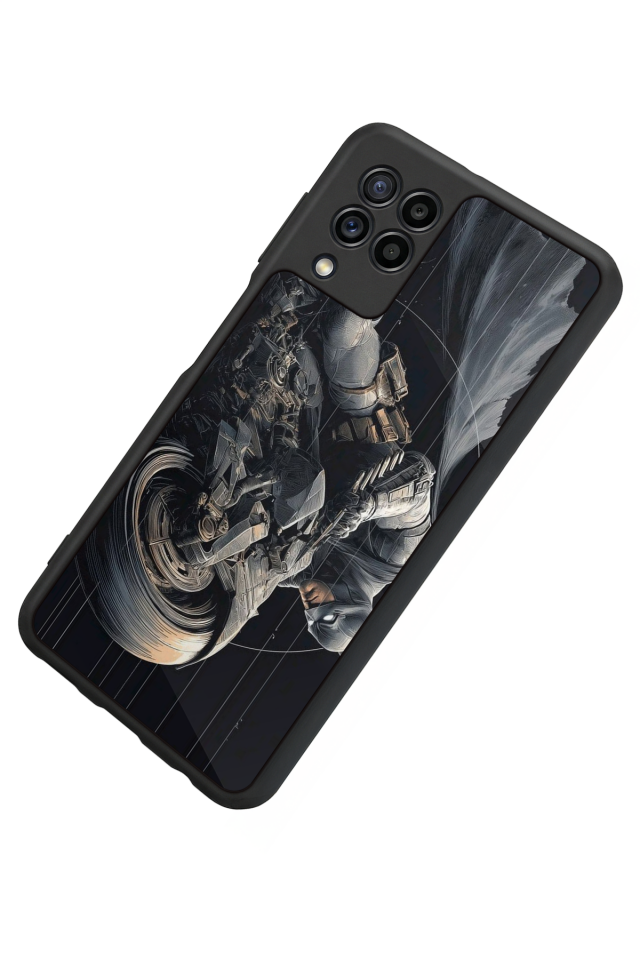 Samsung Galaxy M22 Uyumlu Batman Tasarımlı Glossy Premium Kılıf