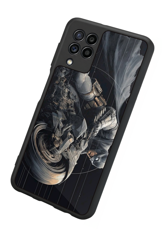 Samsung Galaxy M22 Uyumlu Batman Tasarımlı Glossy Premium Kılıf