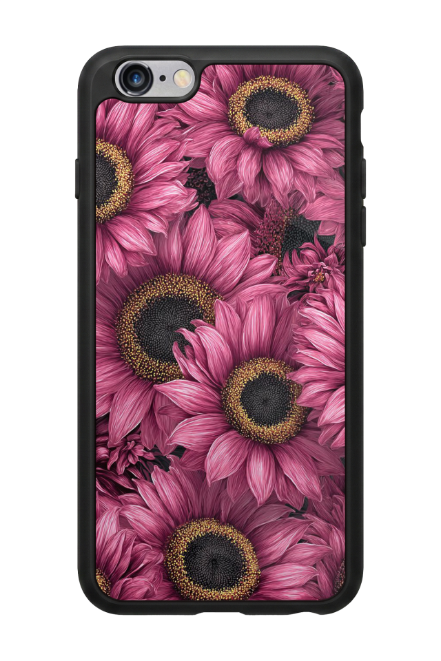 iPhone 6 Plus Uyumlu Cicek Tasarımlı Glossy Premium Kılıf
