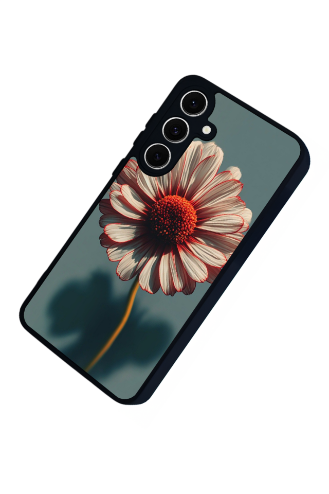 Samsung Galaxy S24 FE Uyumlu Cicek Tasarımlı Glossy Premium Kılıf