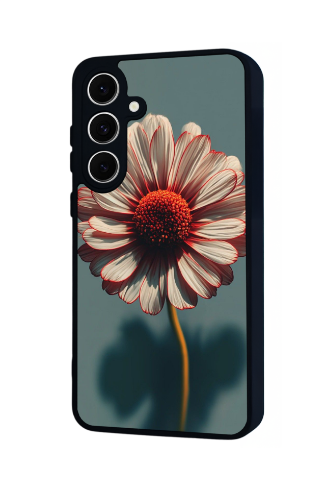 Samsung Galaxy S24 FE Uyumlu Cicek Tasarımlı Glossy Premium Kılıf