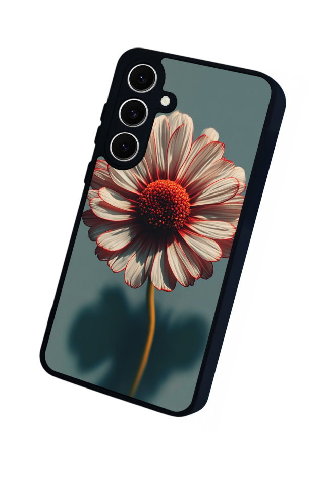 Samsung Galaxy S24 FE Uyumlu Cicek Tasarımlı Glossy Premium Kılıf