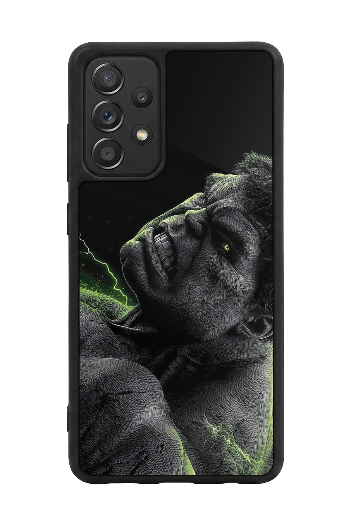 Samsung Galaxy A72 Uyumlu Hulk Tasarımlı Glossy Premium Kılıf