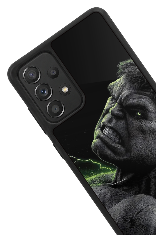 Samsung Galaxy A72 Uyumlu Hulk Tasarımlı Glossy Premium Kılıf