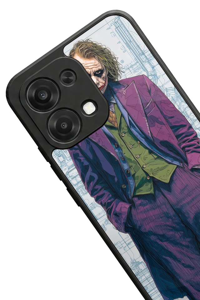 Oppo A6 Pro Uyumlu Joker Tasarımlı Glossy Premium Kılıf