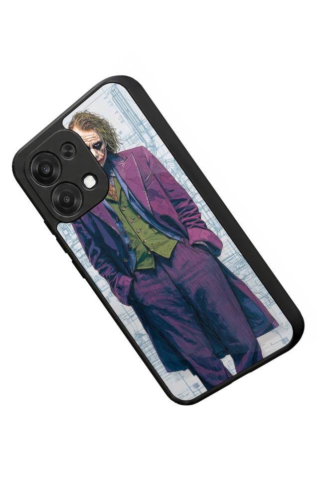 Oppo A6 Pro Uyumlu Joker Tasarımlı Glossy Premium Kılıf