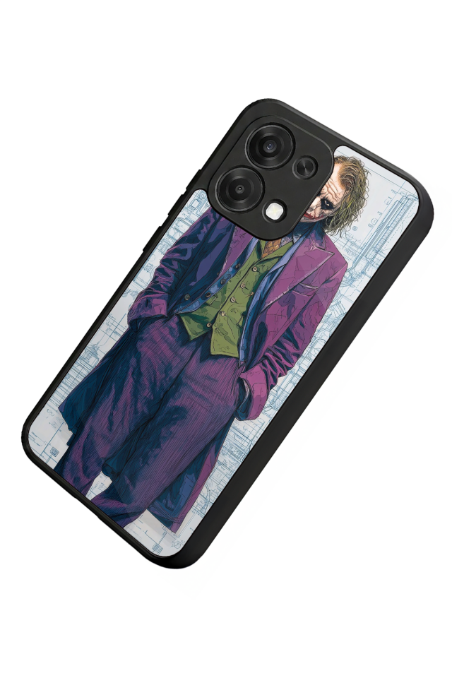 Oppo A6 Pro Uyumlu Joker Tasarımlı Glossy Premium Kılıf