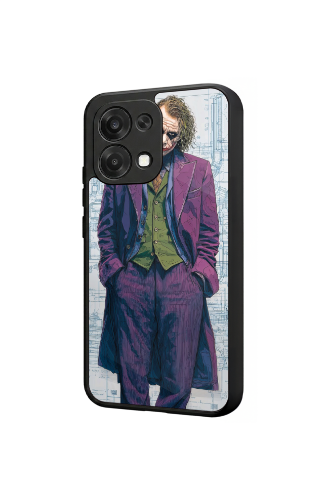 Oppo A6 Pro Uyumlu Joker Tasarımlı Glossy Premium Kılıf