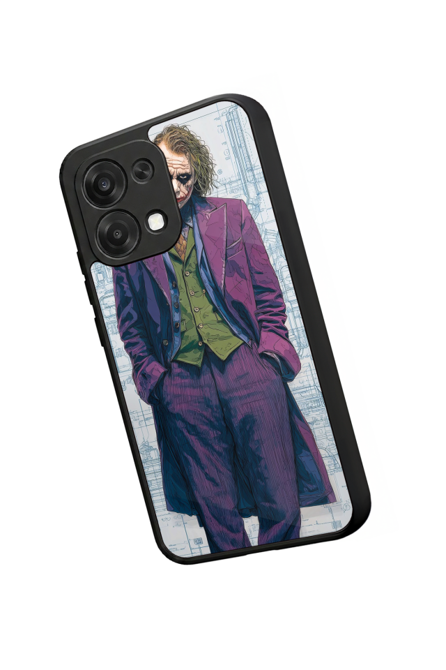 Oppo A6 Pro Uyumlu Joker Tasarımlı Glossy Premium Kılıf