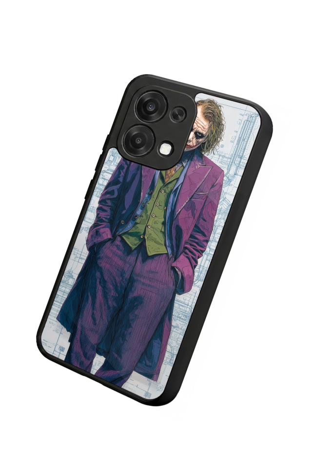 Oppo A6 Pro Uyumlu Joker Tasarımlı Glossy Premium Kılıf