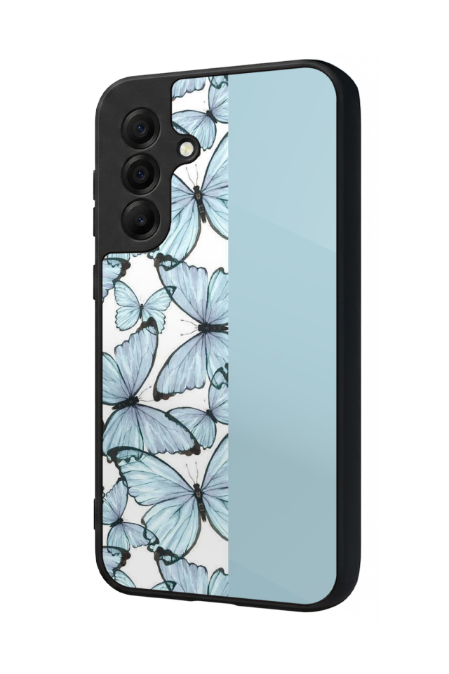 Samsung Galaxy A17 Uyumlu Kelebek Tasarımlı Glossy Premium Kılıf