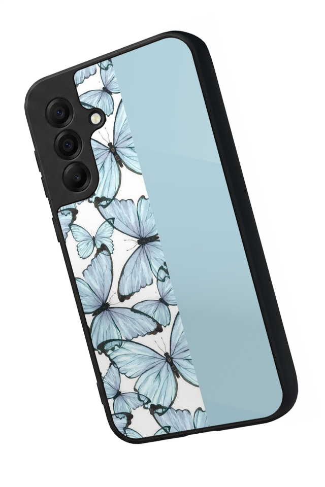 Samsung Galaxy A17 Uyumlu Kelebek Tasarımlı Glossy Premium Kılıf