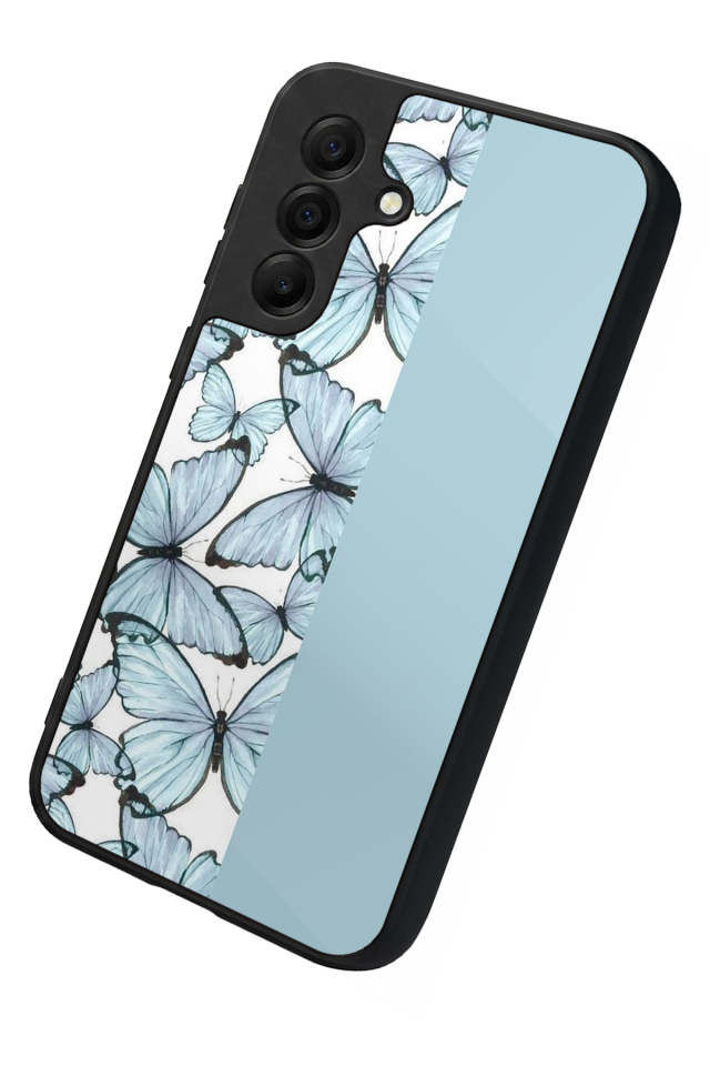 Samsung Galaxy A17 Uyumlu Kelebek Tasarımlı Glossy Premium Kılıf