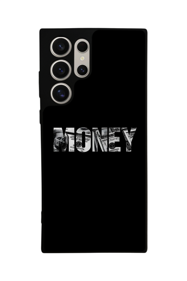 Samsung Galaxy S24 Ultra Uyumlu Money Para Tasarımlı Glossy Premium Kılıf